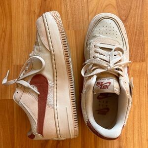 Nike Air Force ones, pink, 7